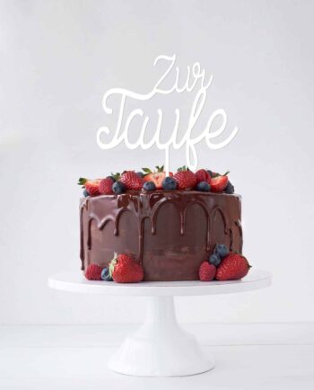 Cake Topper Taufe