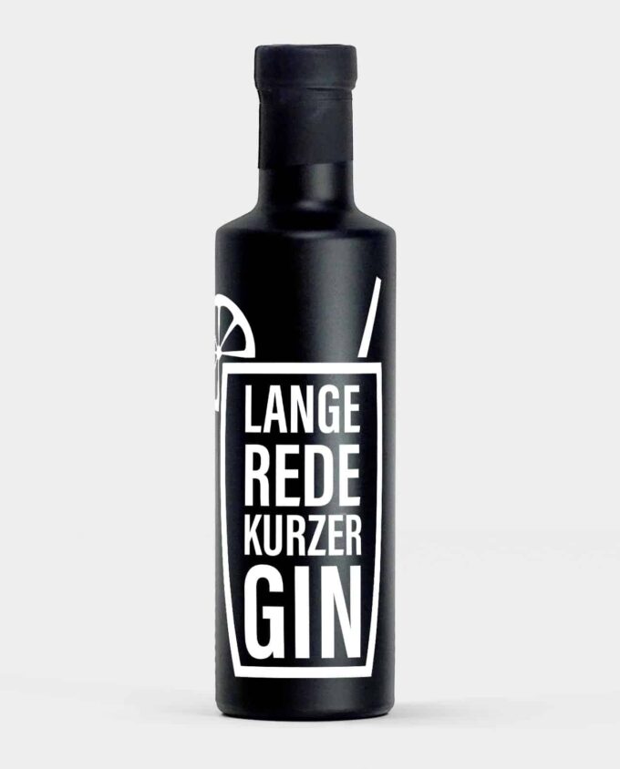 Premium Gin - personalisiert - Lange Rede kurzer Gin