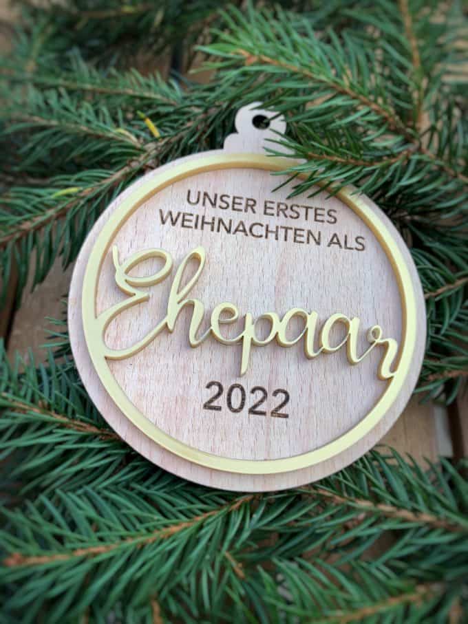 Christbaumanhänger Ehepaar 2022