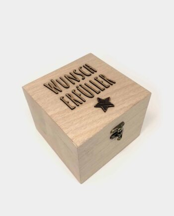Wunscherfüller Holzbox