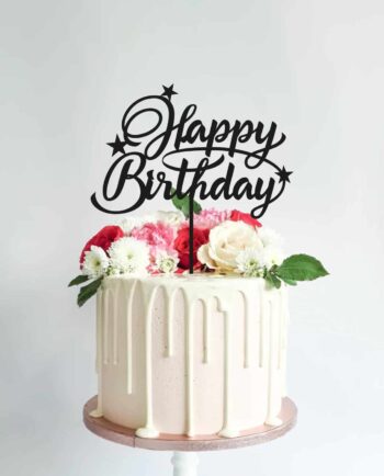 Cake Topper Happy Birthday