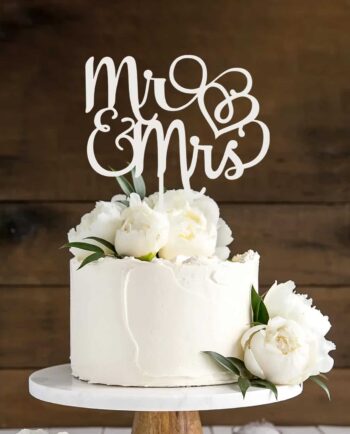 Cake Topper Mr. & Mrs. - Wedding - Hochzeit