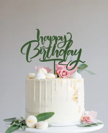 Cake Topper Happy Birthday