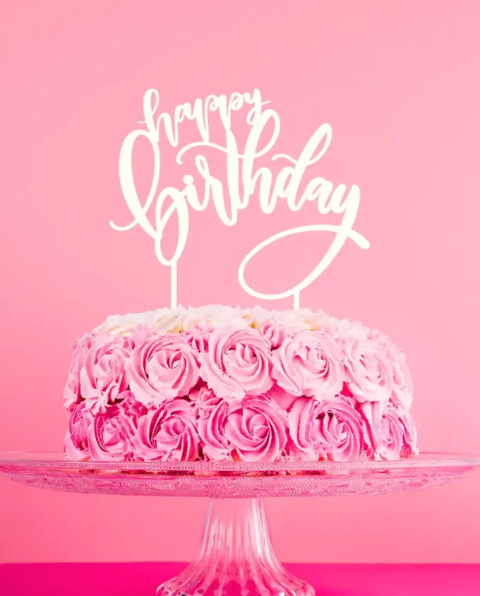 cake topper happy birthday