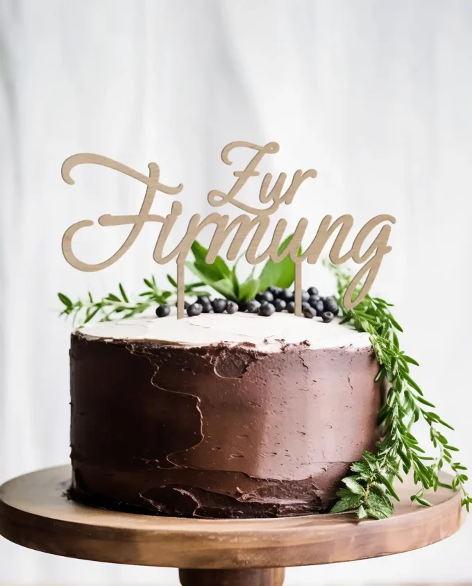 cake topper zur firmung - must have für die torte zur firmung