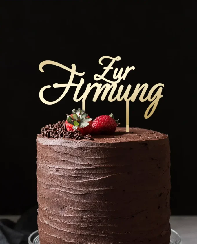 cake topper zur firmung - die perfekte deko für den besonderen tag