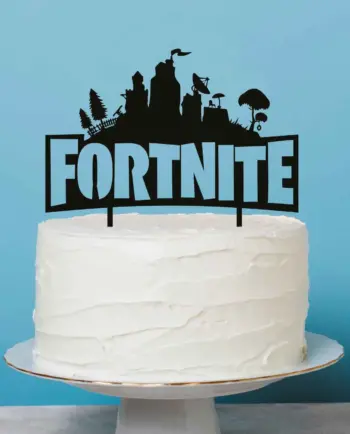 Cake Topper Fortnite für die Geburtstagstorte eines Gamers