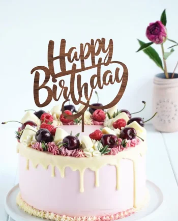 Cake Topper Geburtstag - Happy Birthday Tortendeko