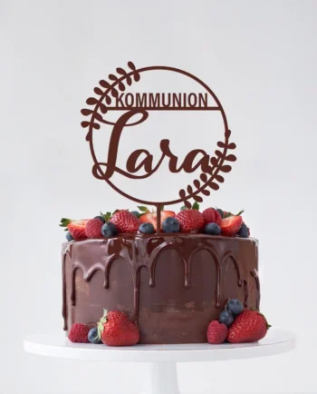 Cake Topper Kommunion personalisiert