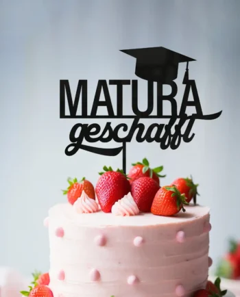 Tortendeko Matura geschafft - Cake Topper