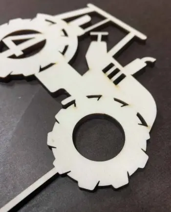 Cake Topper Traktor personalisiert mit Jahreszahl