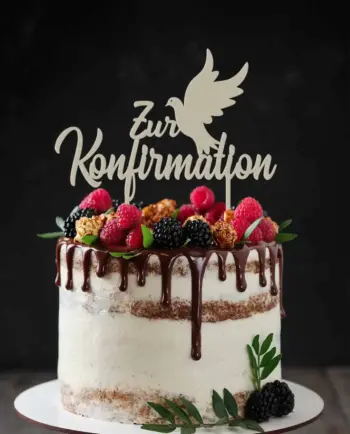 Cake Topper zur Konfirmation