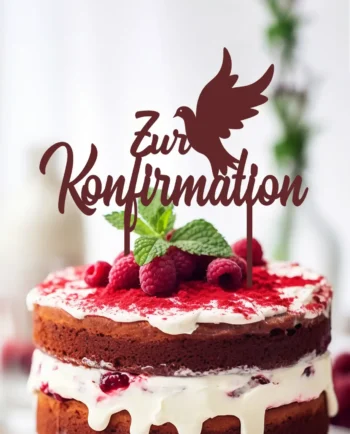 Cake Topper zur Konfirmation