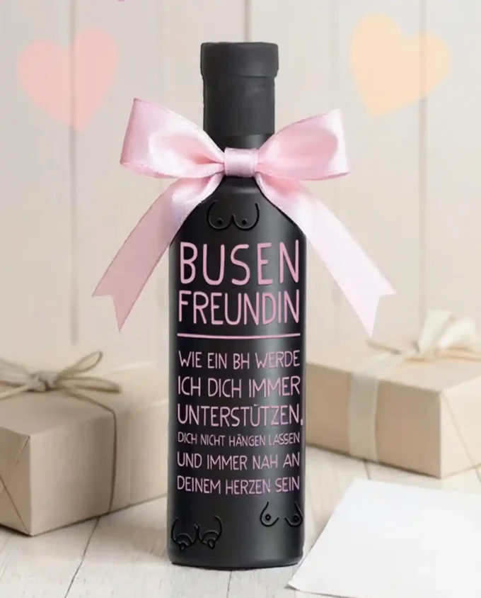 geschenk für die freundin - premium gin für ginliebhaber - busenfreundin