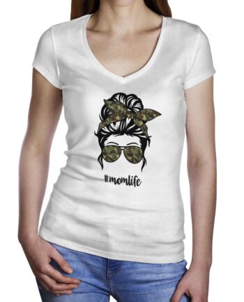 T-Shirt "Momlife" Camoflash