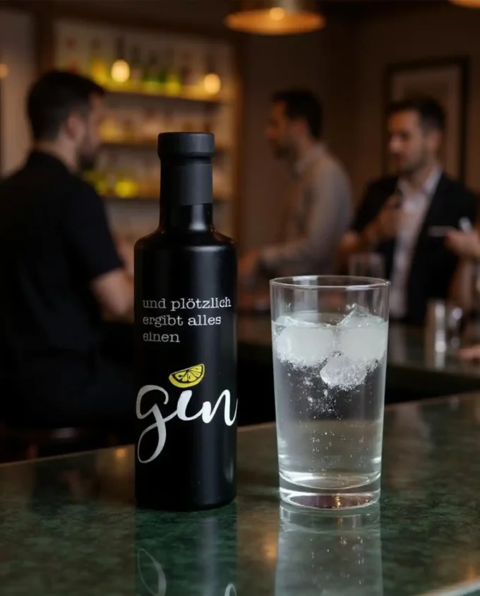 gin premium - kreative geschenkidee - ergibt alles einen gin