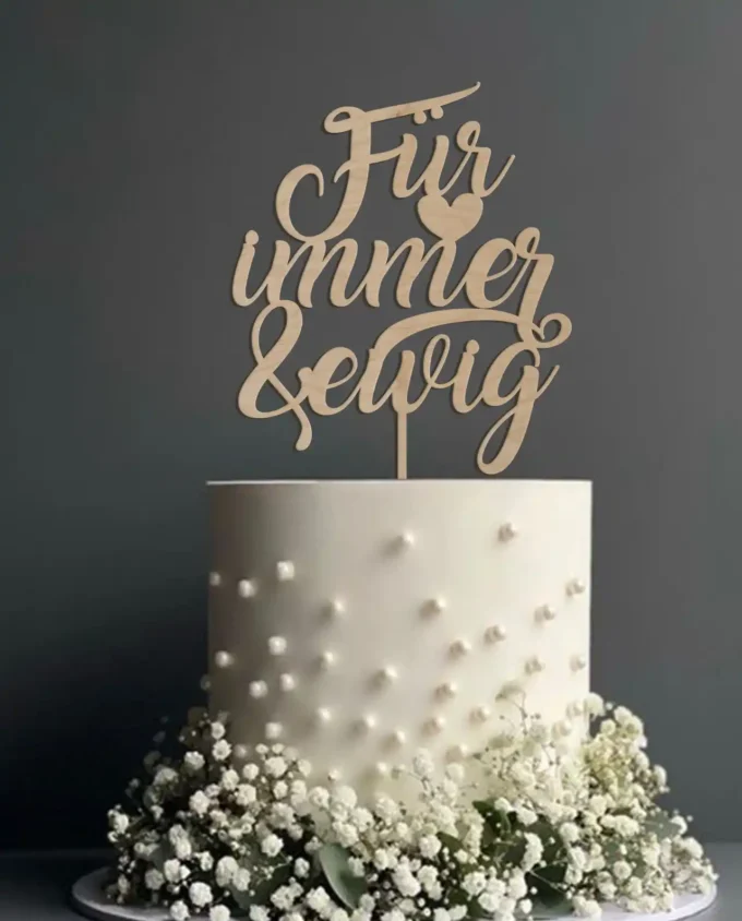 tortentopper zur hochzeit - cake topper