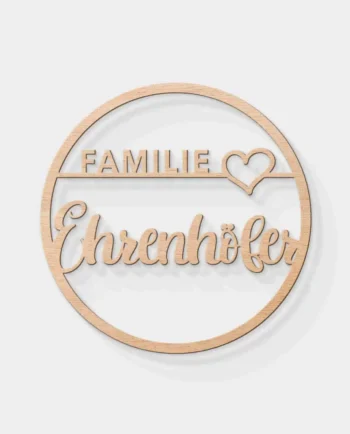 Türkranz Familie personalisiert